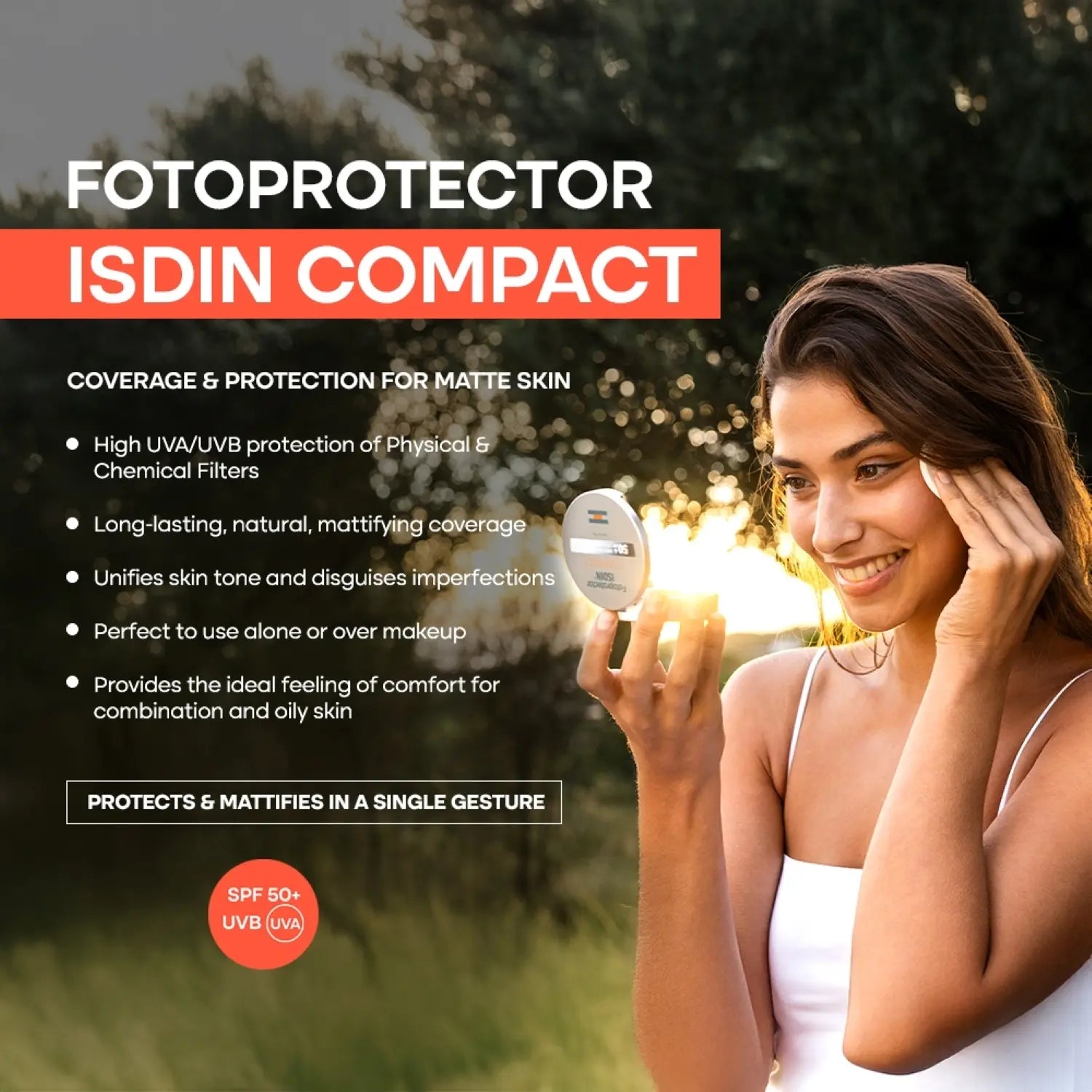 ISDIN FOTOPROTECTOR ISDIN COMPACT SPF-50+ ARENA 10 GM
