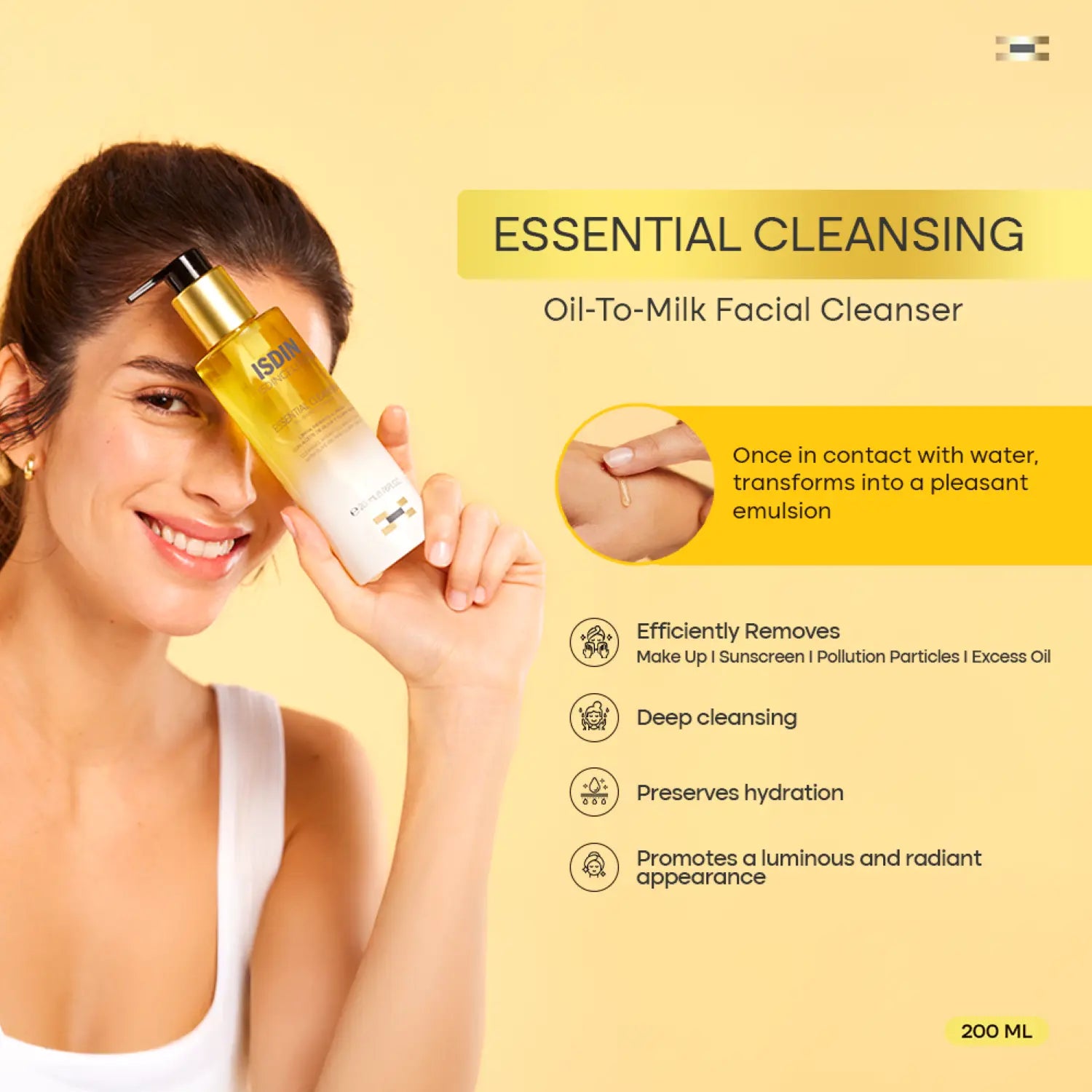 ISDINCEUTICS ESSENTIAL CLEANSING 200ML