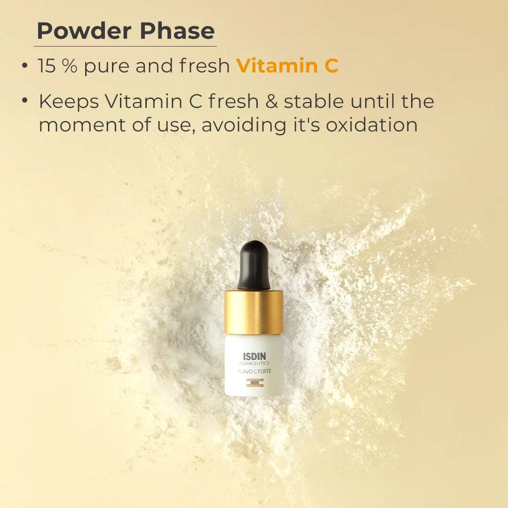 ISDIN ISDINCEUTICS Flavo-C Forte Serum, 3 x 5.3 ml I 15% pure and fresh vitamin C