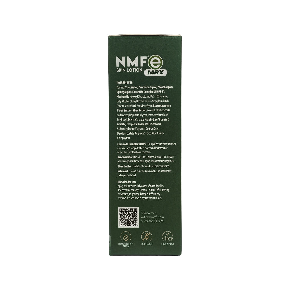 NMF-e Max Skin Lotion with Ceramide Complex For Severe Dry Skin and Psoriasis