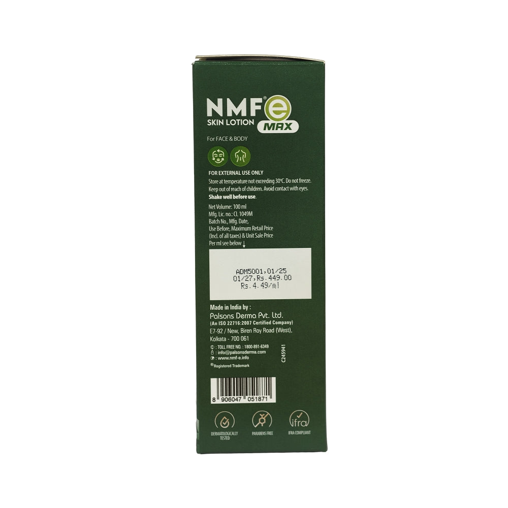 NMF-e Max Skin Lotion with Ceramide Complex For Severe Dry Skin and Psoriasis