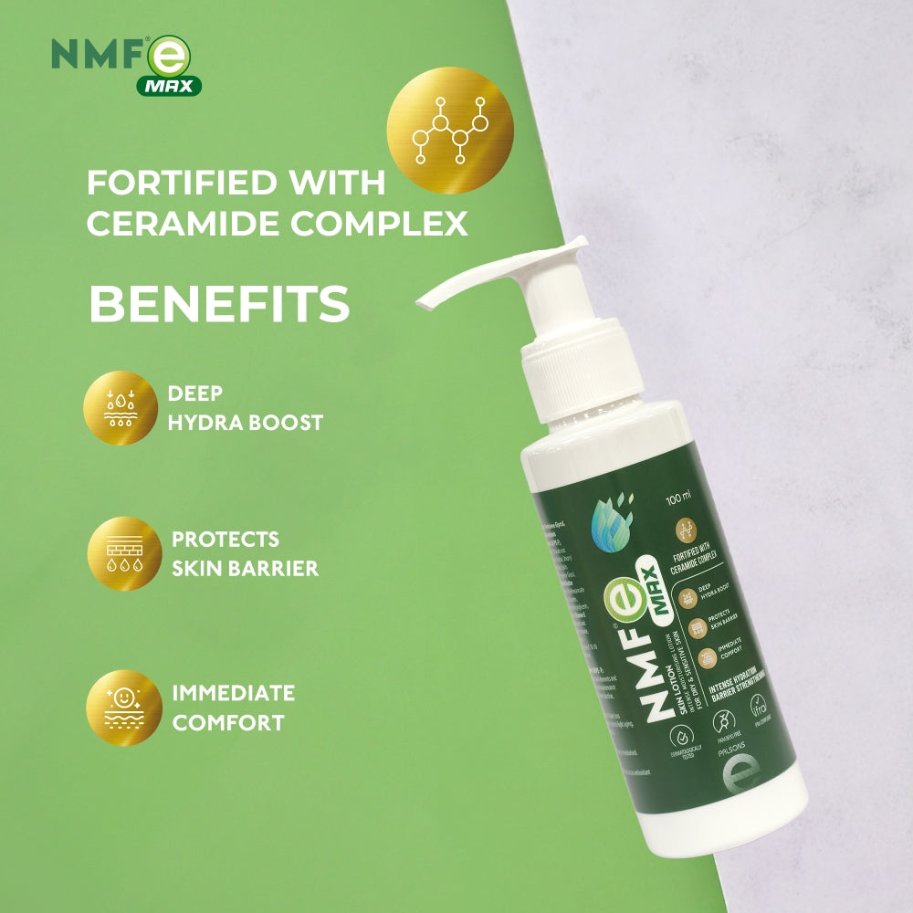NMF-e Max Skin Lotion with Ceramide Complex For Severe Dry Skin and Psoriasis