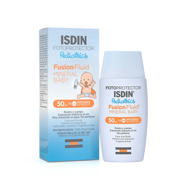 ISDIN Fotoprotector Pediatrics Fusion Fluid Mineral Baby SPF 50, 50 ml