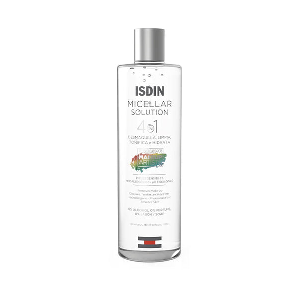 ISDIN Micellar Solution  4-in-1 Hydrating Facial Cleansing Water, 400 ml