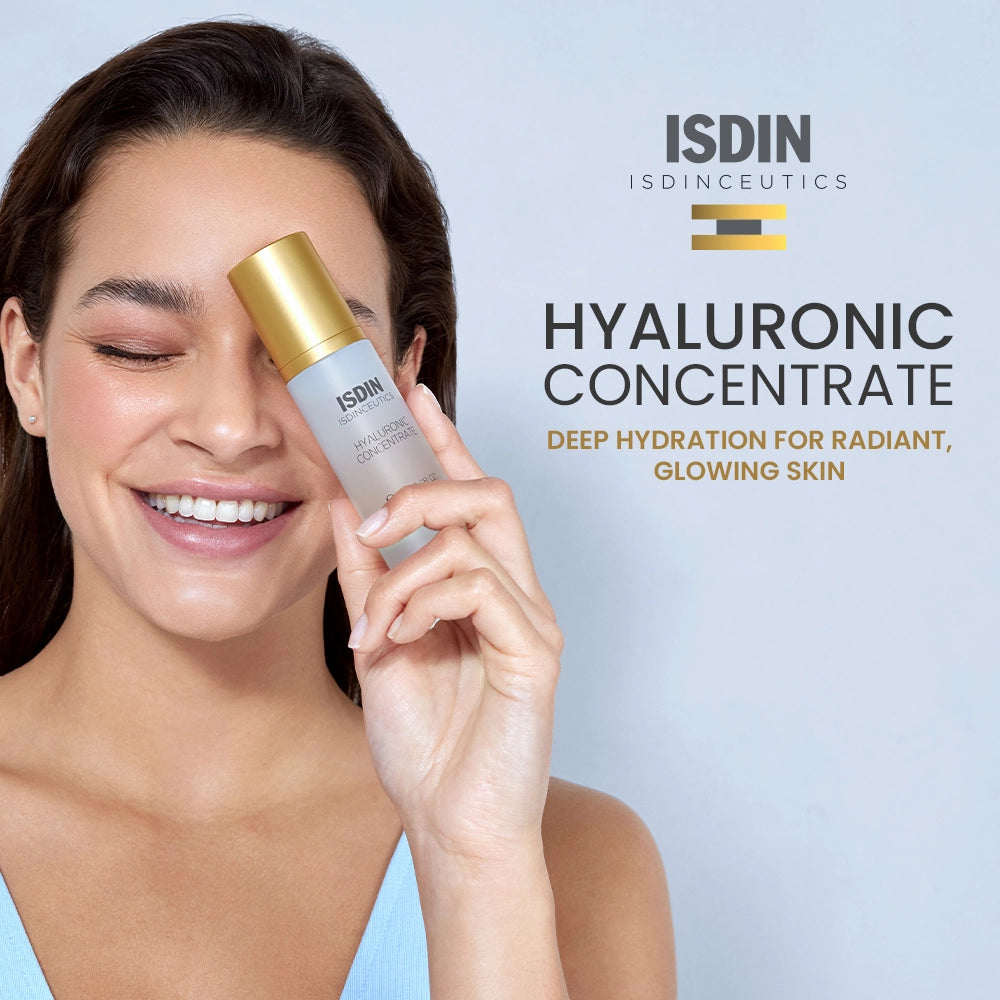ISDIN ISDINCEUTICS Hyaluronic Concentrate Serum, 30 ml I Deep hydration for radiant, glowing skin