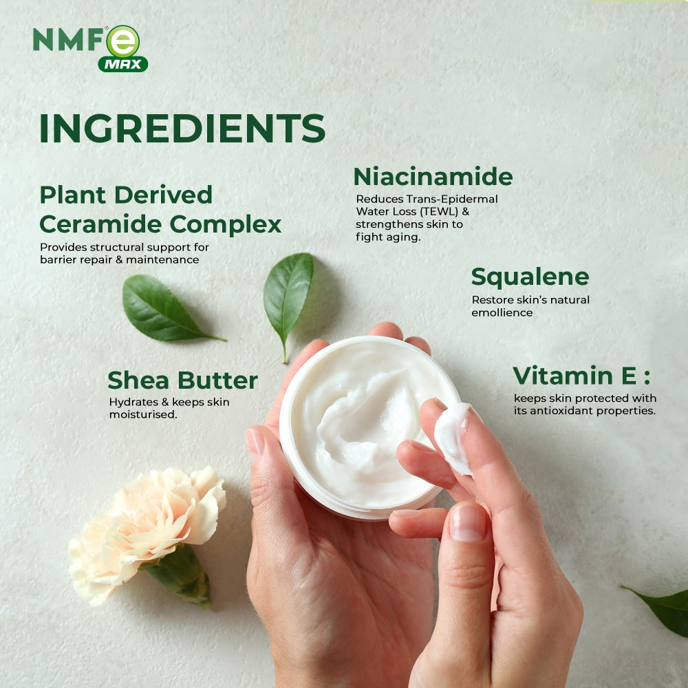 NMFe Max Skin Cream with Ceramide Complex For Severe Dry Skin 60gm