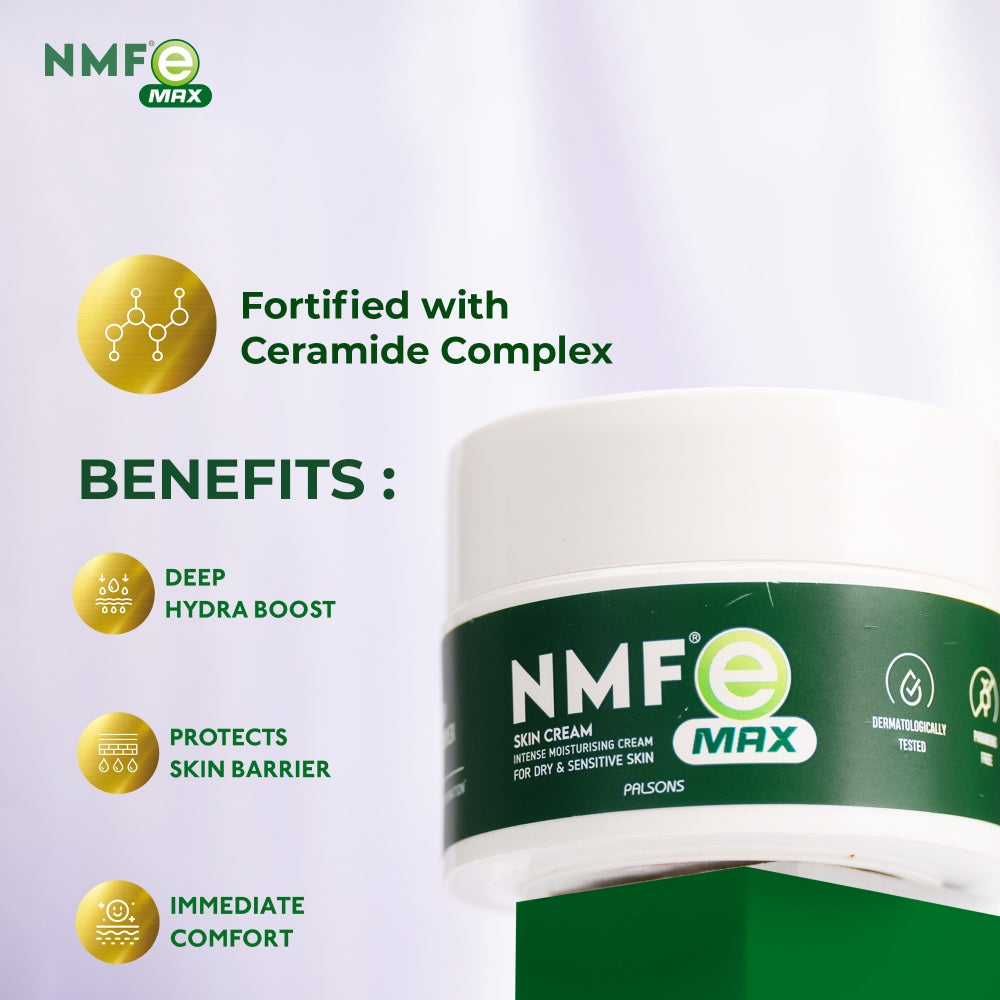 NMFe Max Skin Cream with Ceramide Complex For Severe Dry Skin 60gm